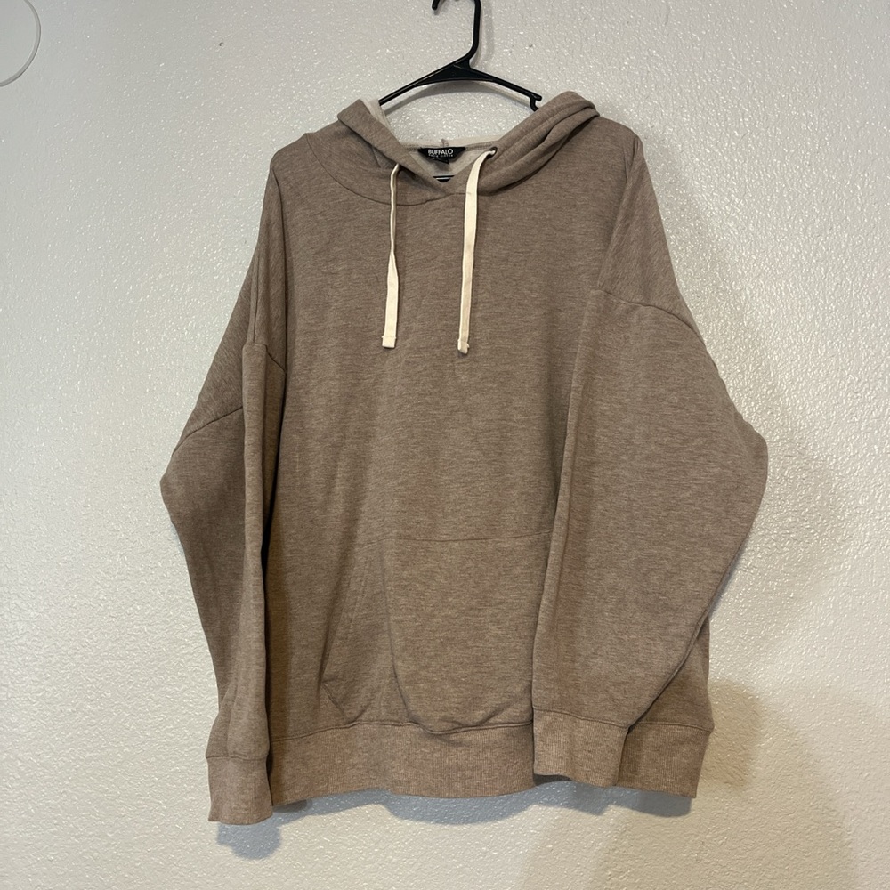 Brown Hoodie by Buffalo David Bitton